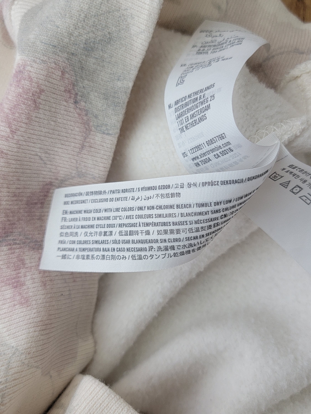 Abercrombie & Fitch Oversized Sweatshirt Size L - Picture 3 of 5